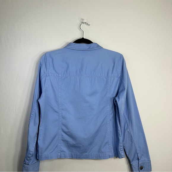 Christopher & Banks Cottagecore Ruffle Cotton Pastel Girly Boho Buttons Sz. M - Picture 7 of 9